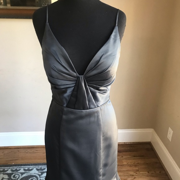 Mori Lee Style 21569 Size 6 Color Charcoal - Picture 2 of 6